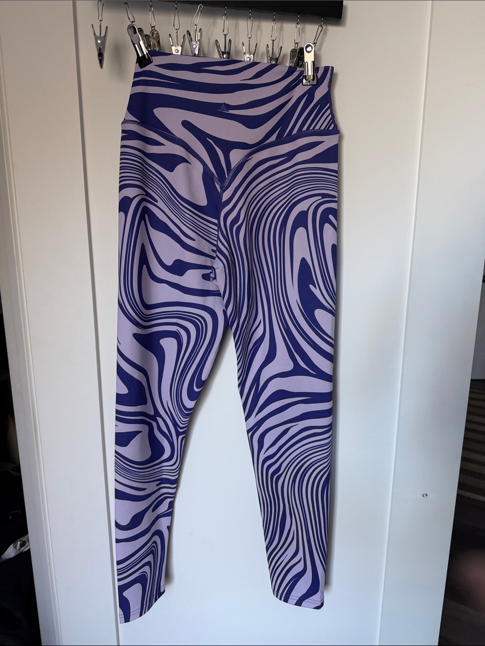 Vitality High-Waist Purple Swirl Leggings